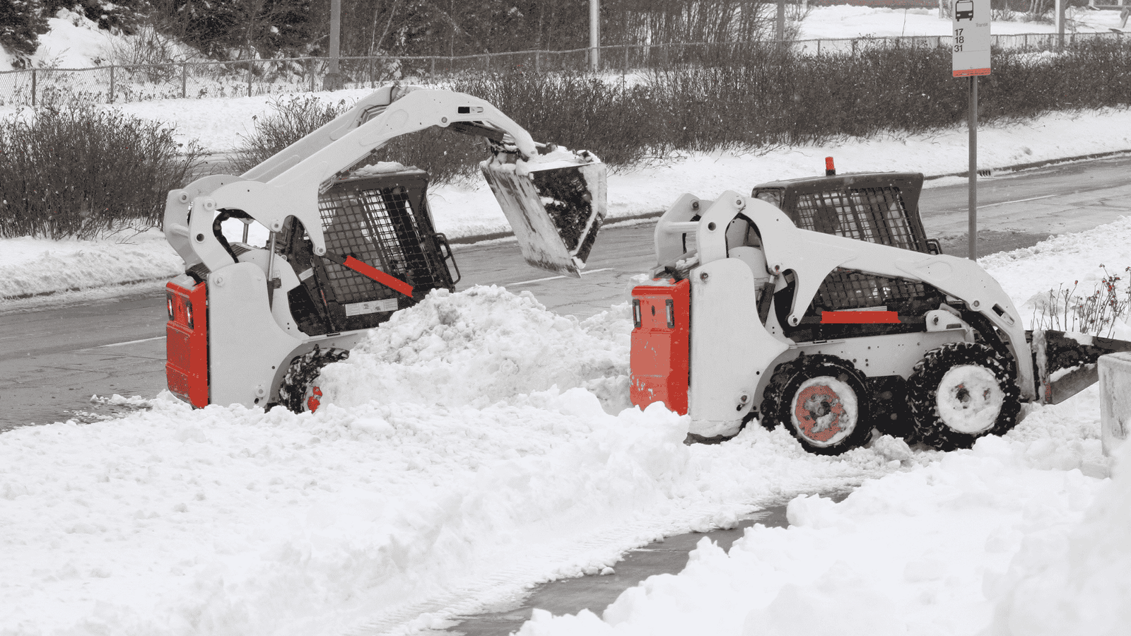 Commercial snow clearing in Latham, NY — professional snow plowing and ice management for businesses and parking lots.